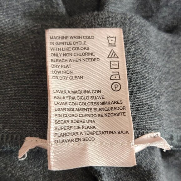 Philosophy Leggings Womens Small Charcoal Gray Stretch Pant Wide Waistband - Picture 11 of 11